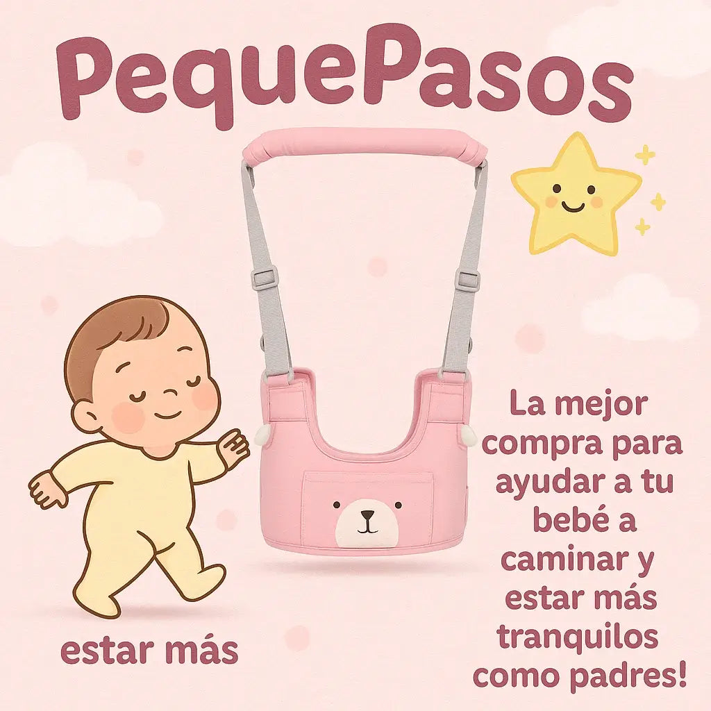 PequePasos™ – Arnés Caminador Ajustable para Bebés