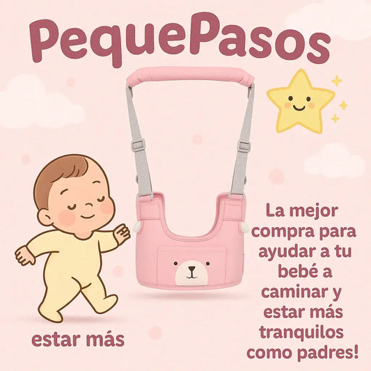 PequePasos™ – Arnés Caminador Ajustable para Bebés